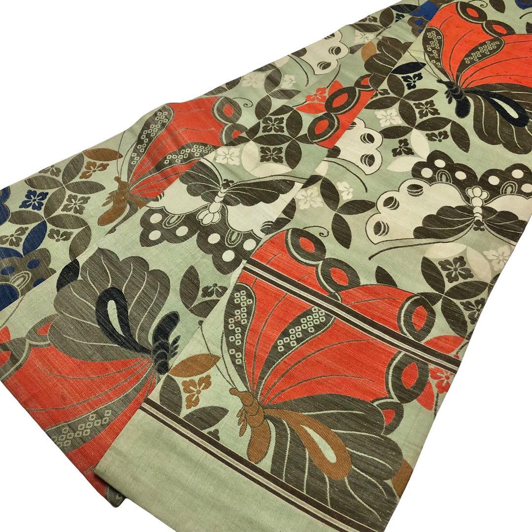 子供着物 子供帯 七五三 7歳 蝶々 七宝 CO-8127