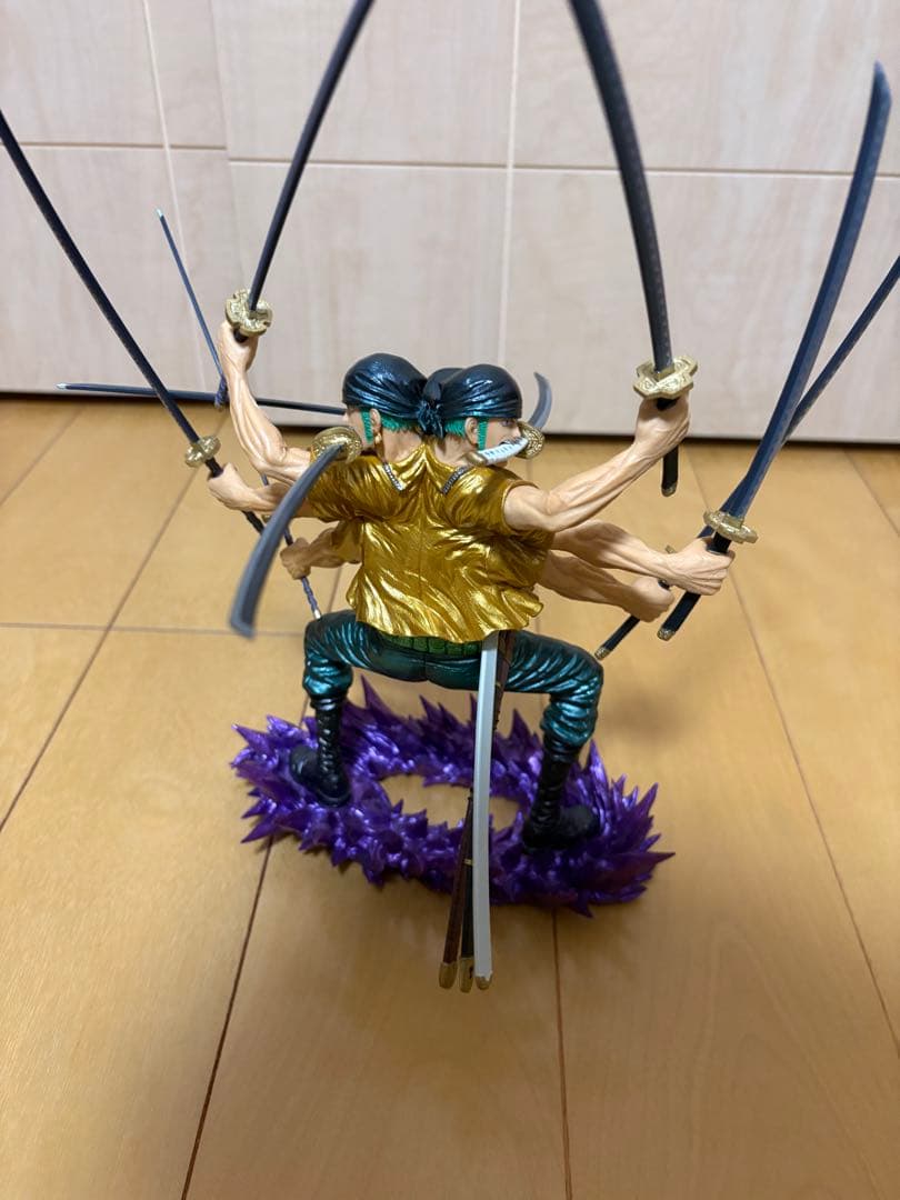 【箱あり】ワンピース 一番くじ 魂豪示像　ゾロ(ラストワン)　ミホーク　リューマ