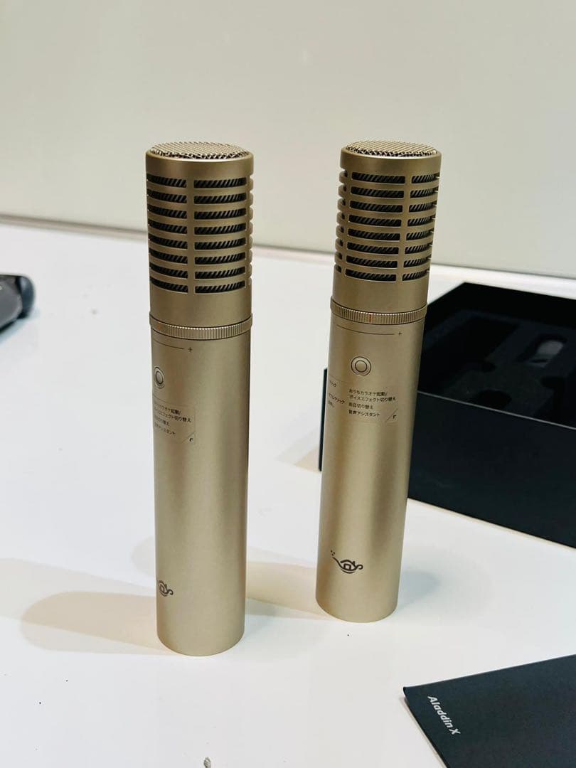 ALADDIN MIc2 コンデンサーマイク 2本セット 動作品