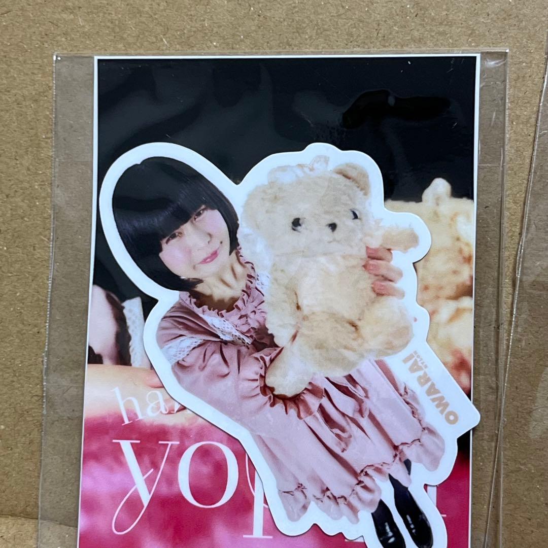 owarai nylon 白桃ピーチよぴぴ アクリルスタンド ステッカー セット