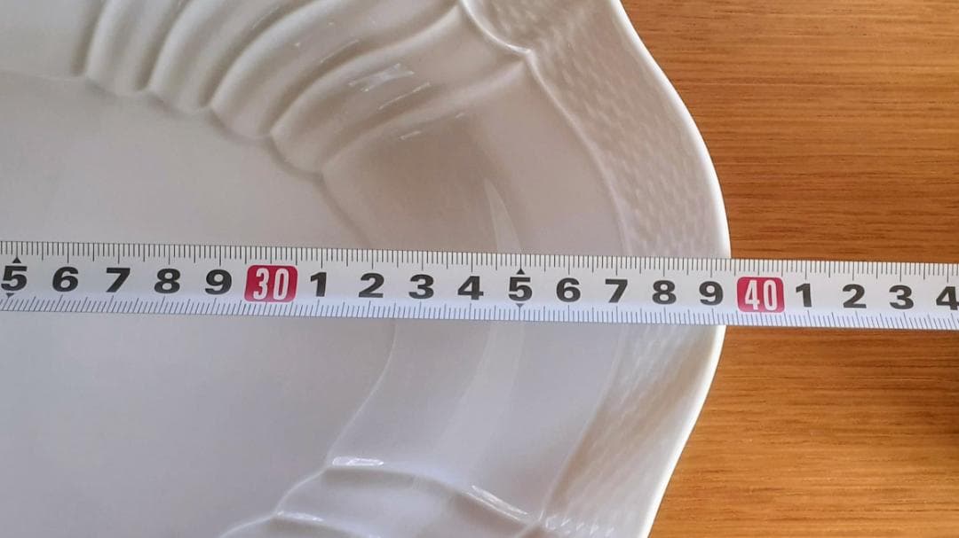 リチャードジノリ【ベッキオホワイト】39ｃｍ　楕円形オーバル　大皿