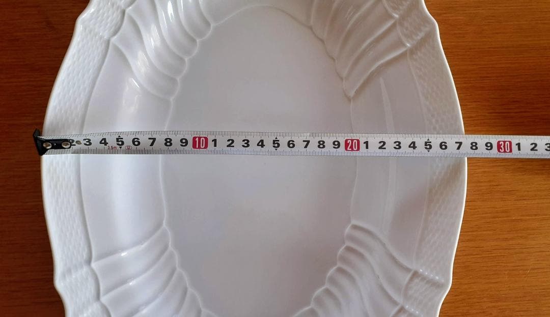 リチャードジノリ【ベッキオホワイト】39ｃｍ　楕円形オーバル　大皿