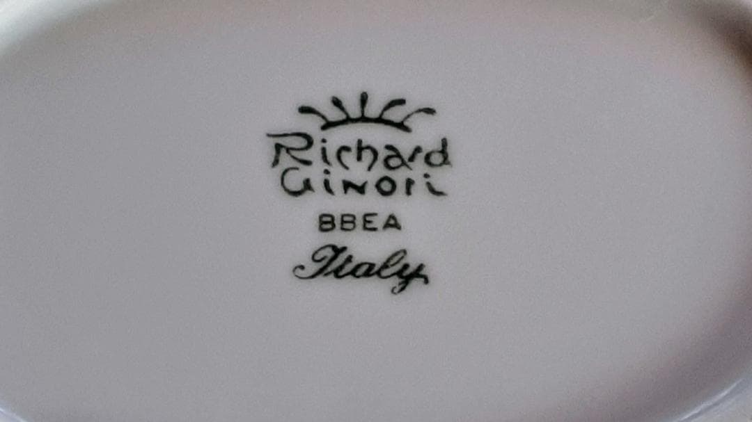 リチャードジノリ【ベッキオホワイト】39ｃｍ　楕円形オーバル　大皿