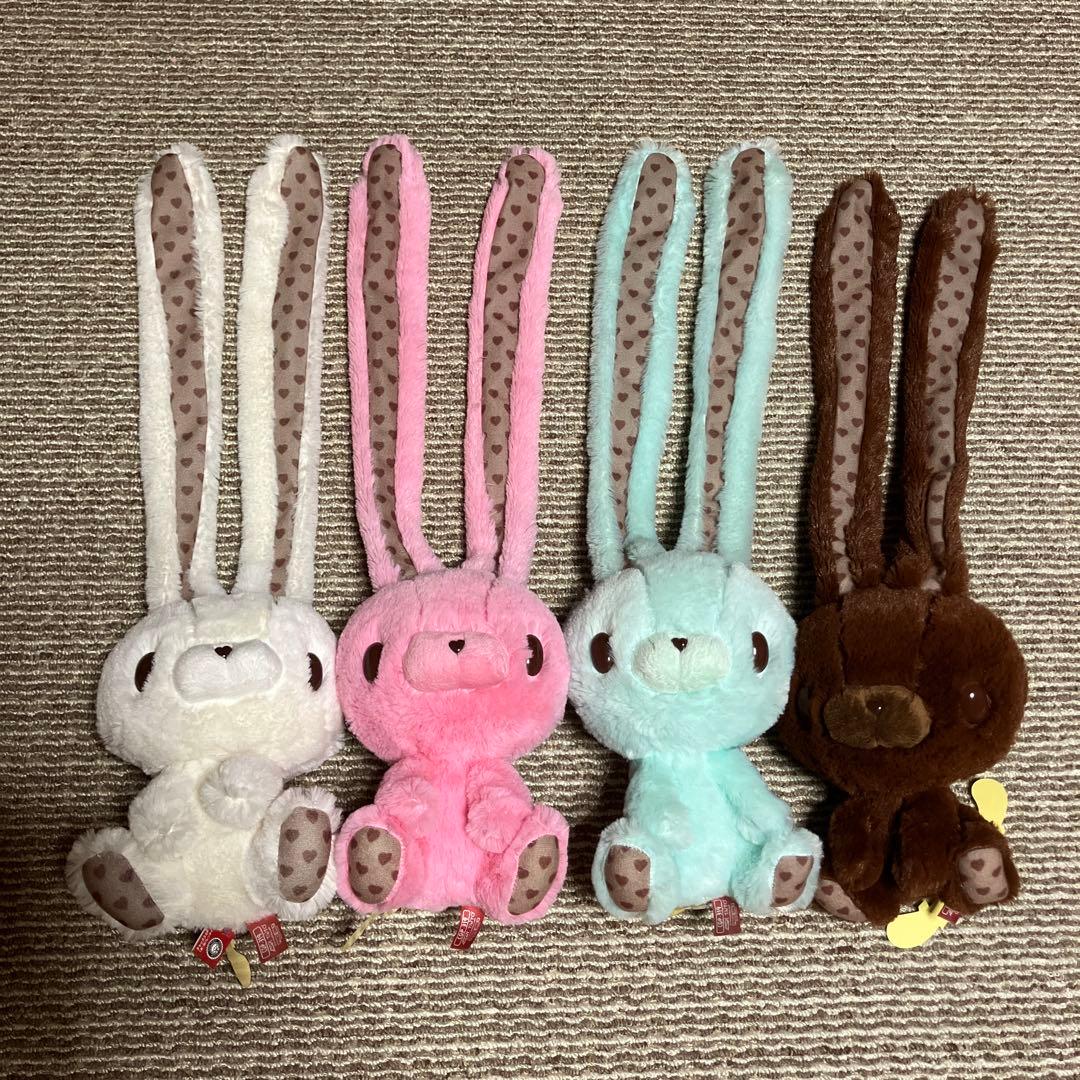 チャックスGP 汎用うさぎ 第1回バレンタイン商戦ねらい 4種 チャックスGP 汎用うさぎぬいぐるみ（第1回バレンタイン商戦ねらいver