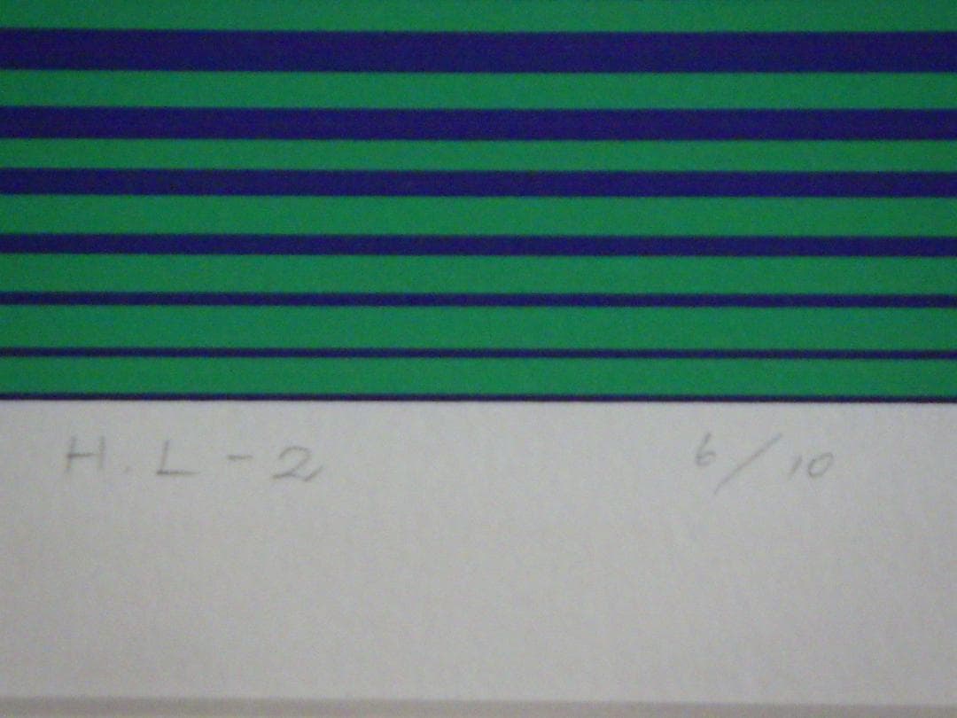 真作 2作品 幾何学絵画 シルクスクリーン 谷浩二 10部限定 サイン 額装 箱