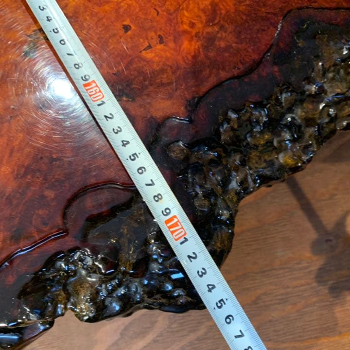 花梨　高級木材　一枚テーブル