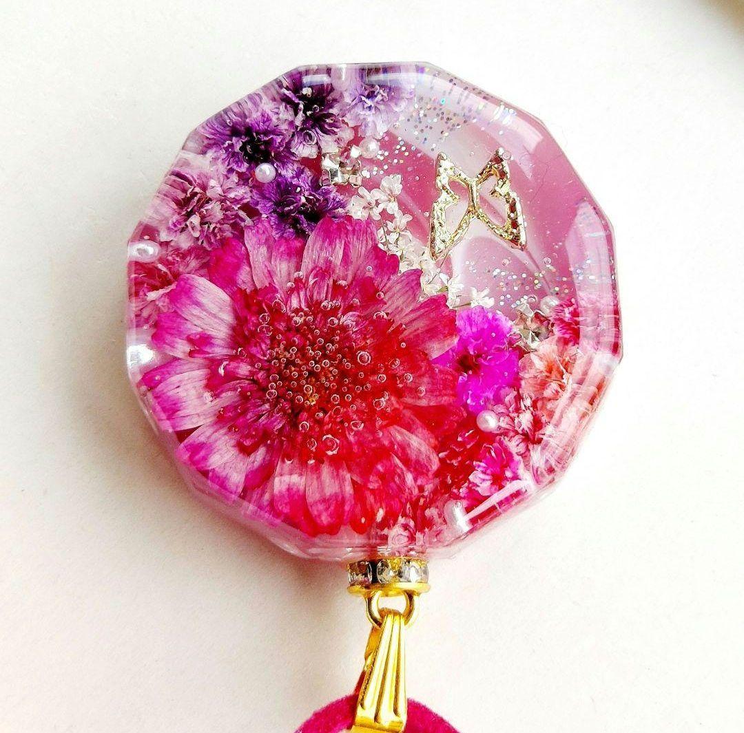 レジン　訳あり　マトリカリア　ネックレス　ペンダント　ハンドメイド