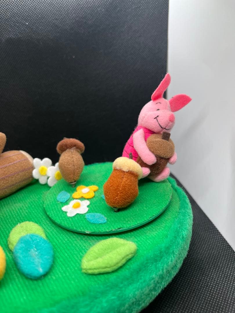 ディズニー　プーさん　ピグレット　ぬいぐるみ　オルゴール　レトロ