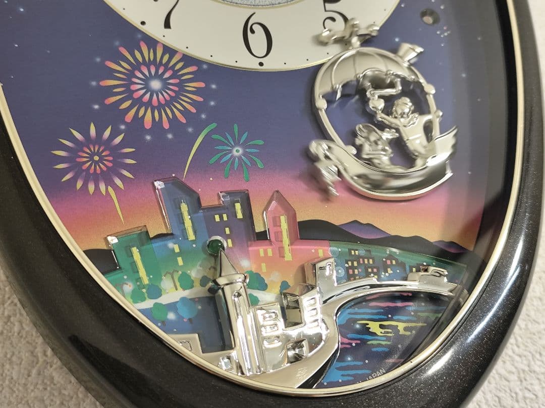 スモールワールド ナイトビュー からくり時計 メロディ 動作確認済み 貴重