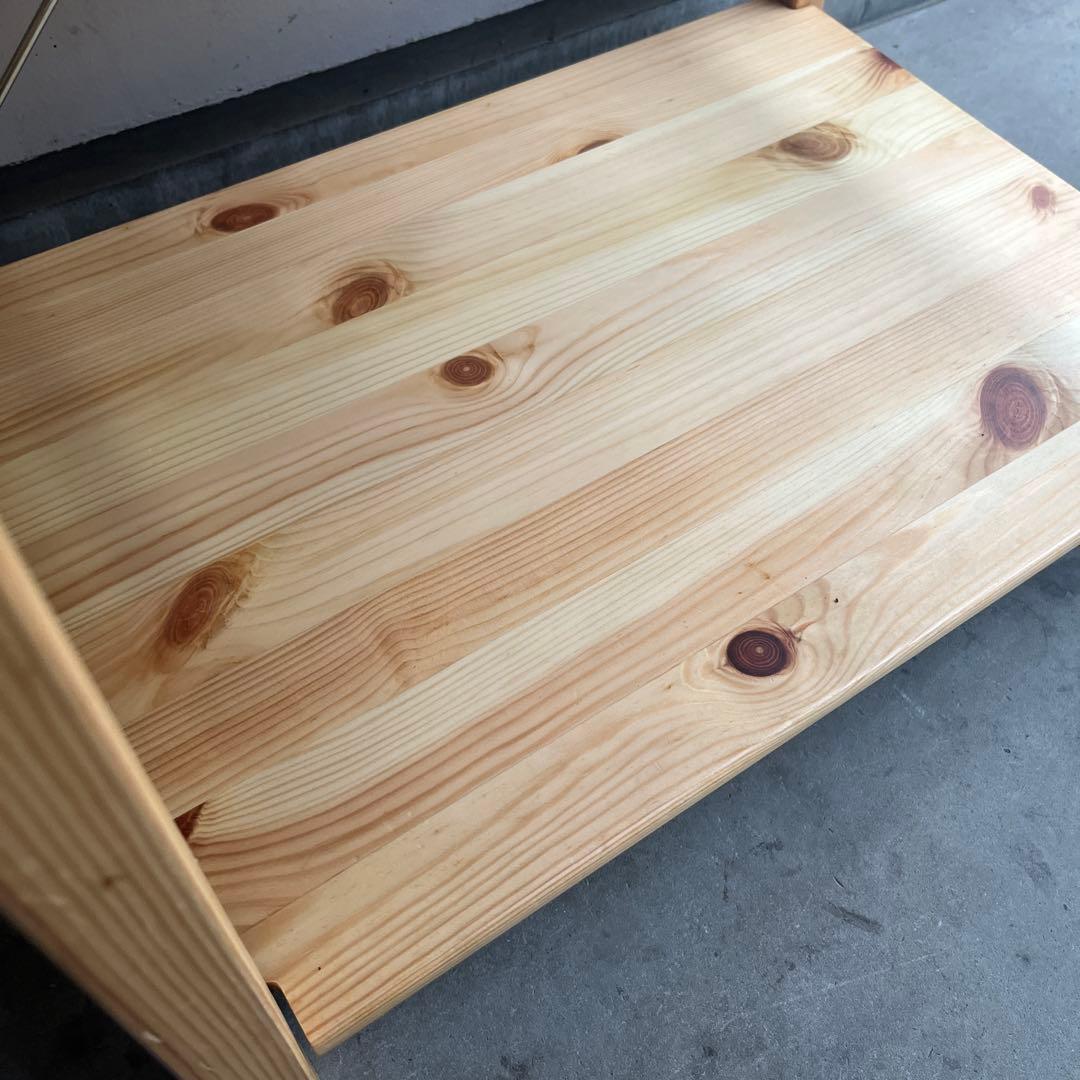 美品★無印 パイン材ユニットシェルフ・５８ｃｍ幅・小