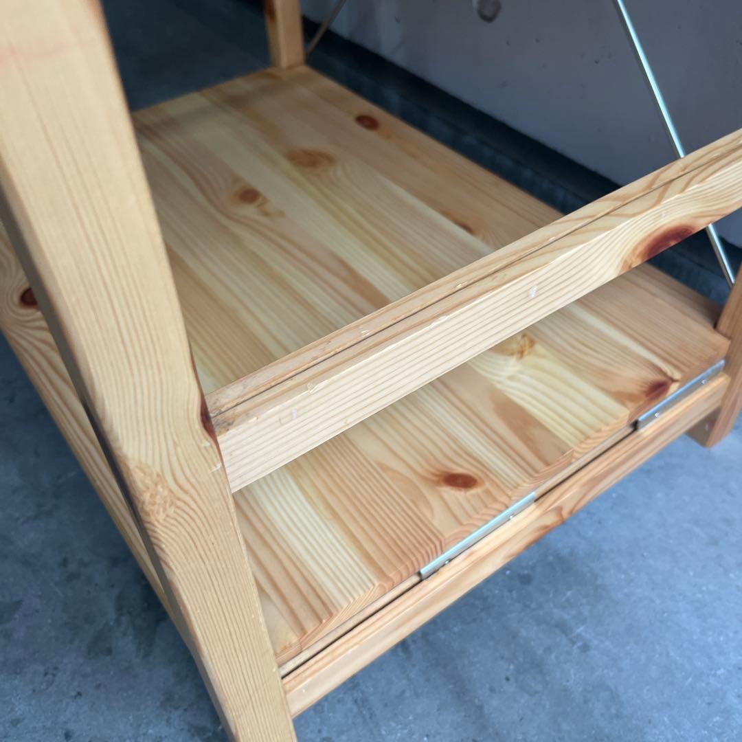 美品★無印 パイン材ユニットシェルフ・５８ｃｍ幅・小