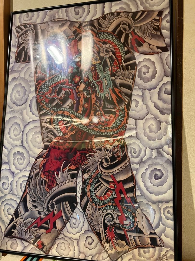 TATTOO タトゥー　ポスター　大判　刺青
