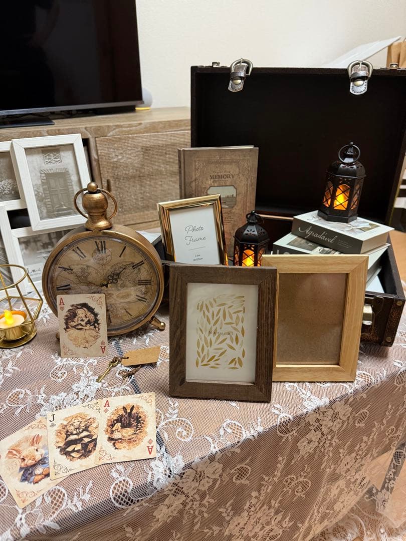 結婚式　ウェディング　ウェルカムスペース　アンティーク　レトロ　小物一式　29点