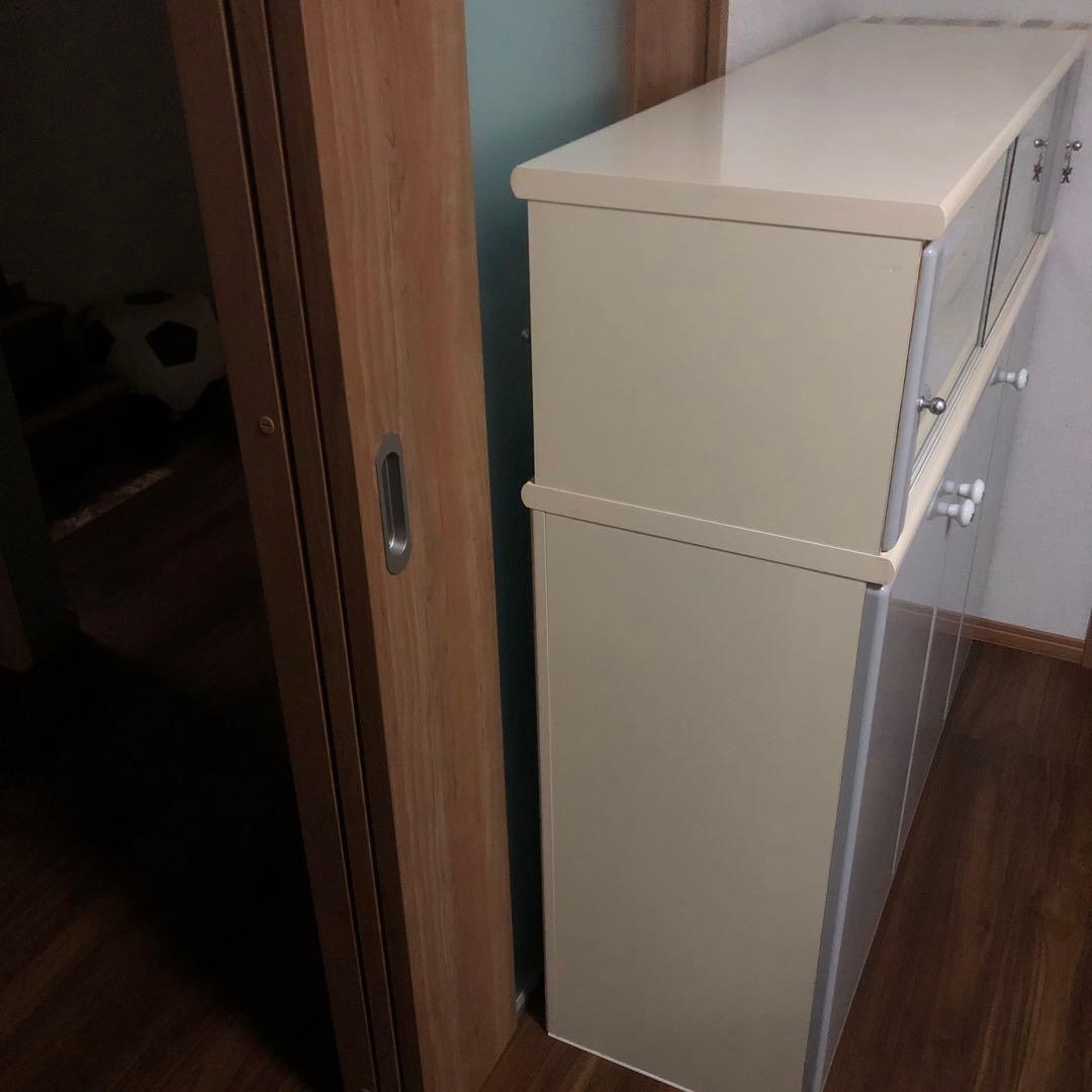 両面ハッチ　　両面食器棚　　スリム食器棚　キッチンカウンター　カウンター