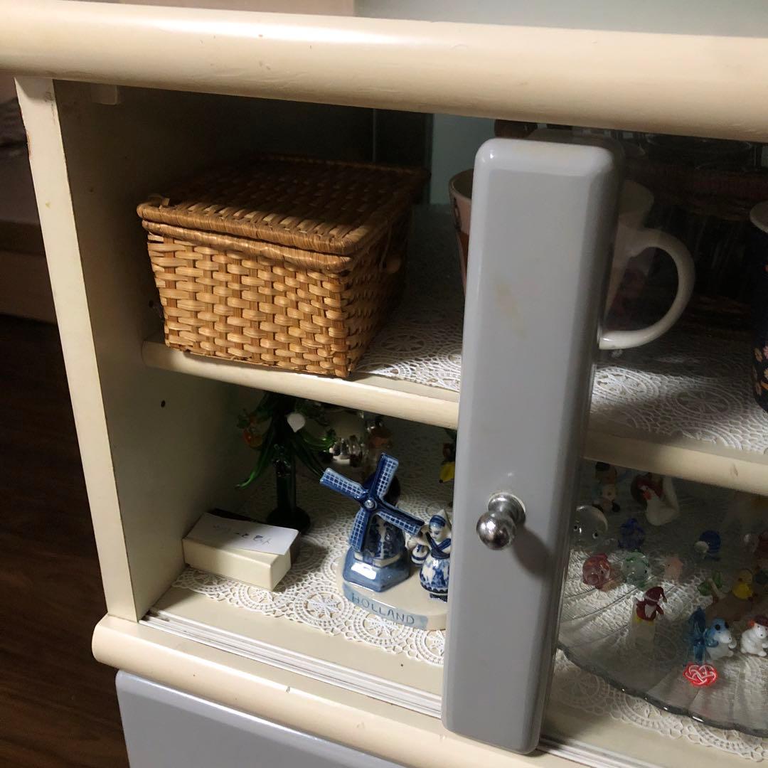 両面ハッチ　　両面食器棚　　スリム食器棚　キッチンカウンター　カウンター