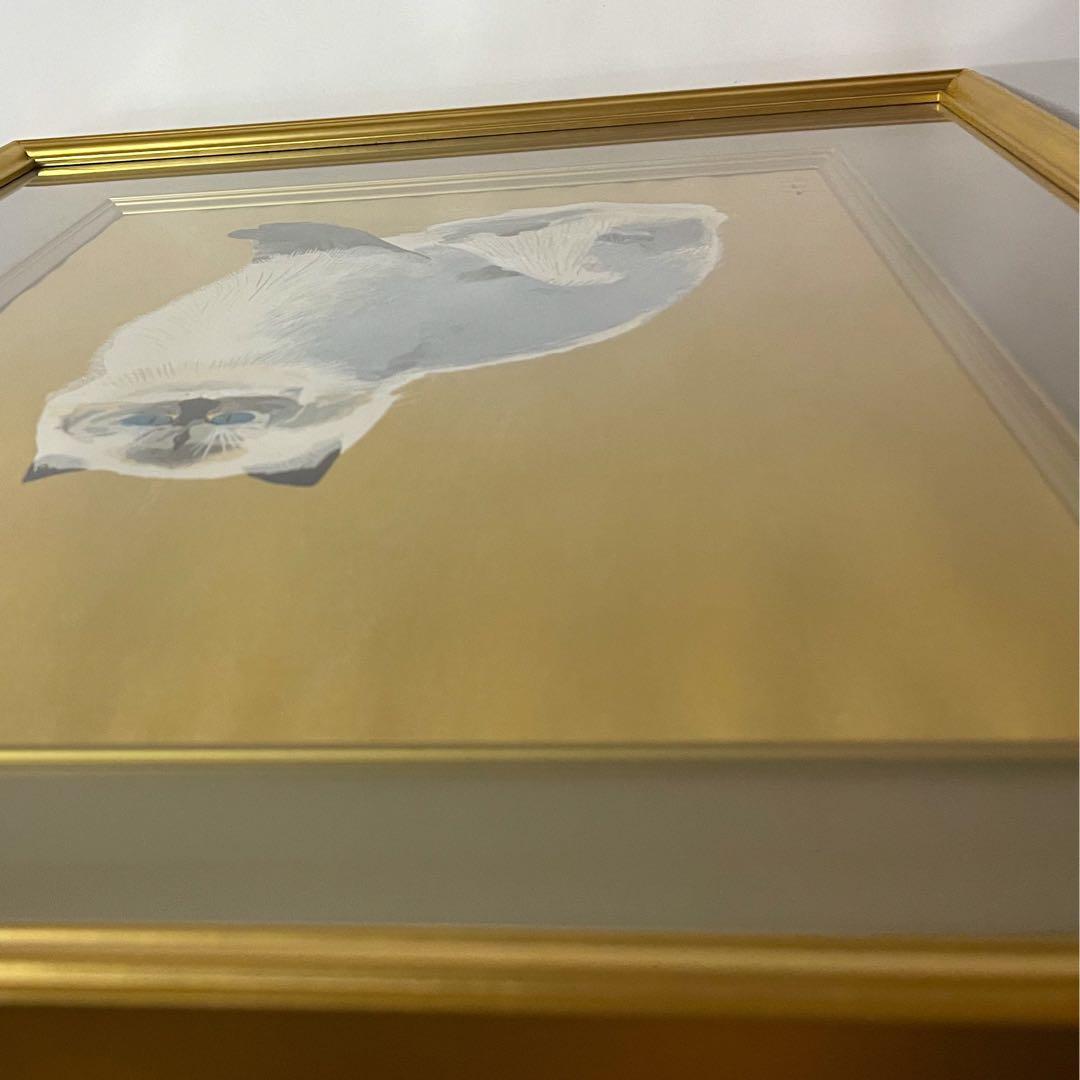 絵画 奥村土牛「シルバータビー」 猫 版画 美品 Togyū Okumura - メルカリ