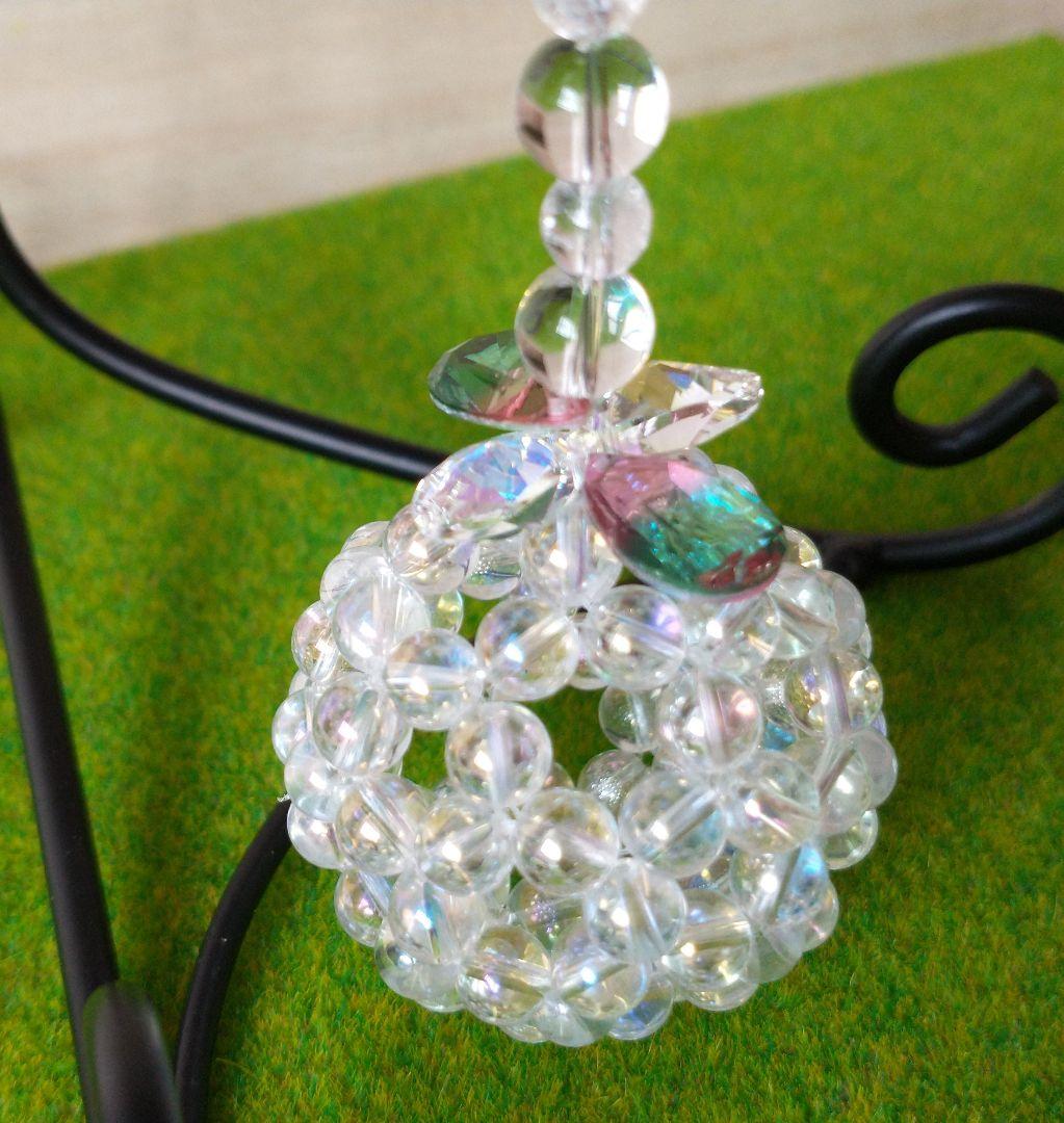 天然石水晶フラーレンキャッチャー　オーロラ６ミリ