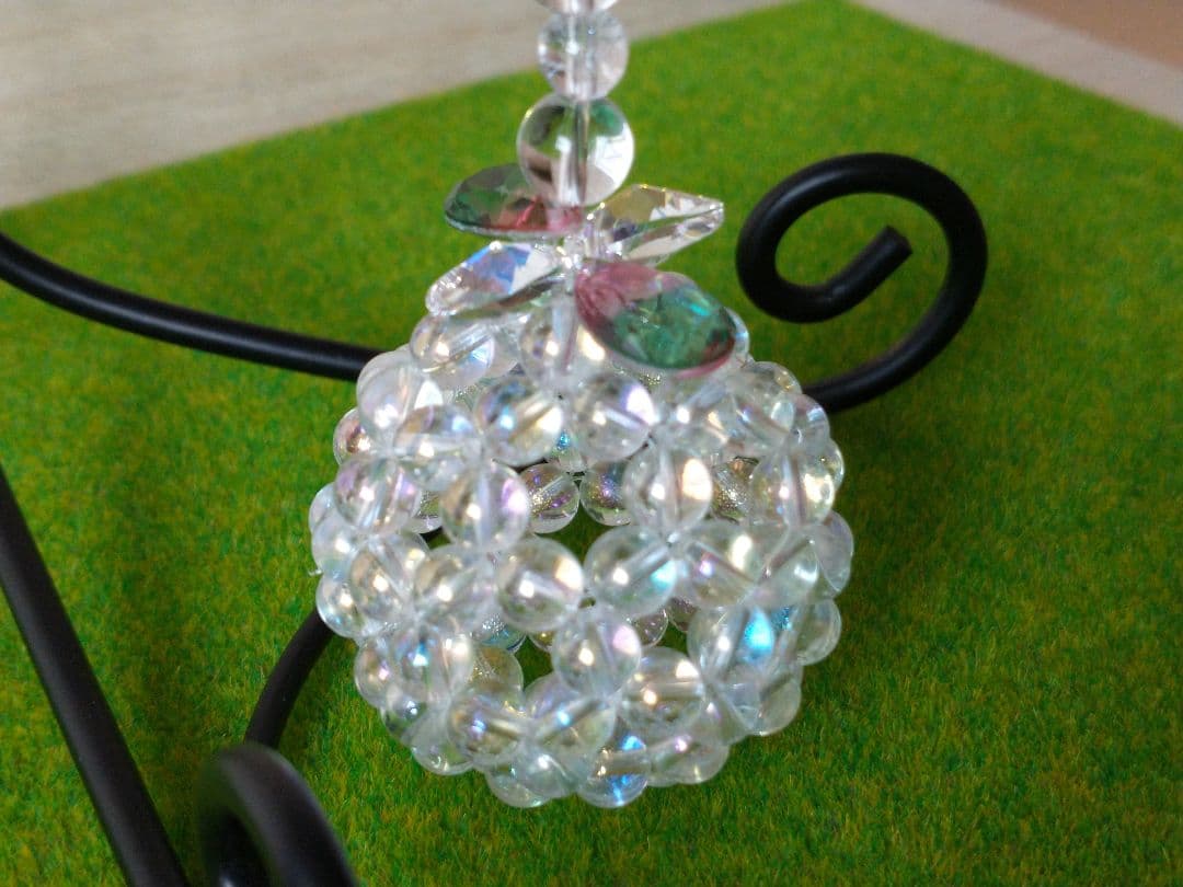 天然石水晶フラーレンキャッチャー　オーロラ６ミリ