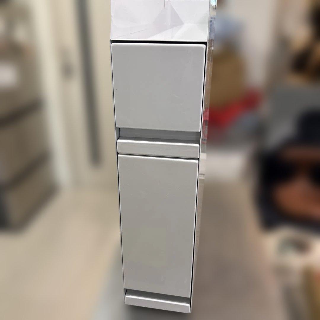 ホワイト調味料ラック 引き出し式　TOWER タワー