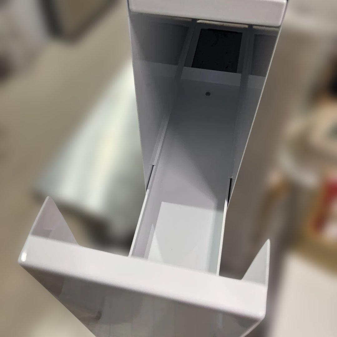 ホワイト調味料ラック 引き出し式　TOWER タワー