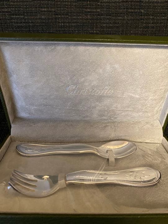 クリストフル　赤ちゃん　カトラリー