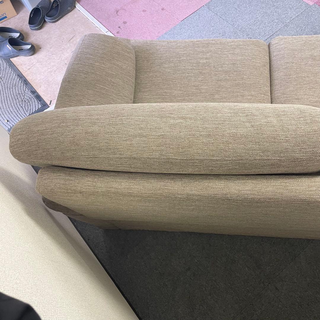 【ニトリ】3人掛けソファ ベージュ（布張り）