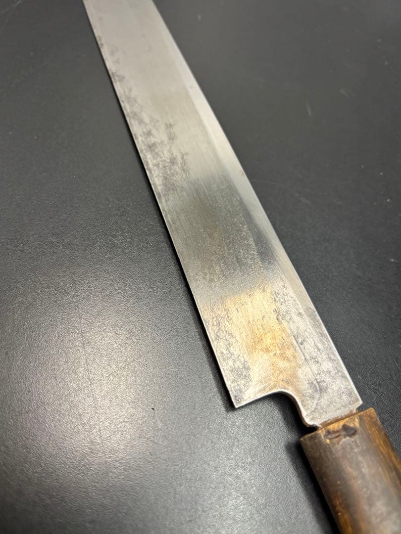 菊一文字 別打 柳刃包丁 刺身包丁 和包丁 片刃 調理器具 水牛 角巻