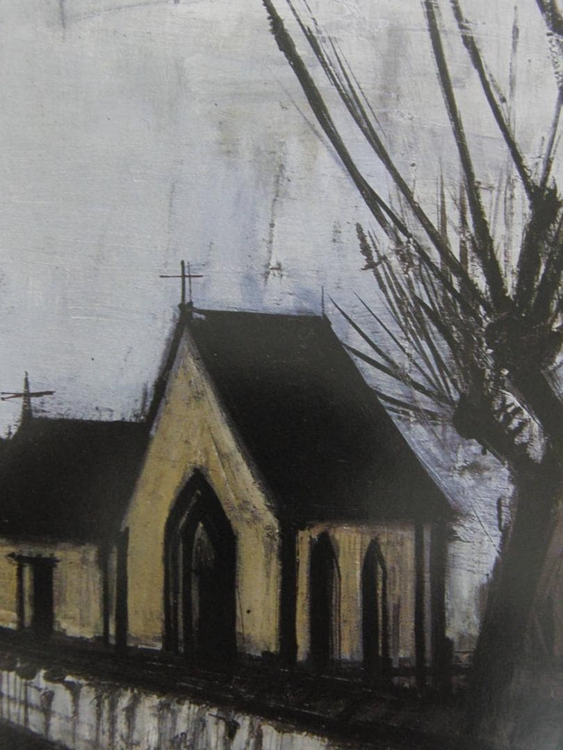 ベルナール・ビュッフェEglise de la Villette a Rollo - メルカリ