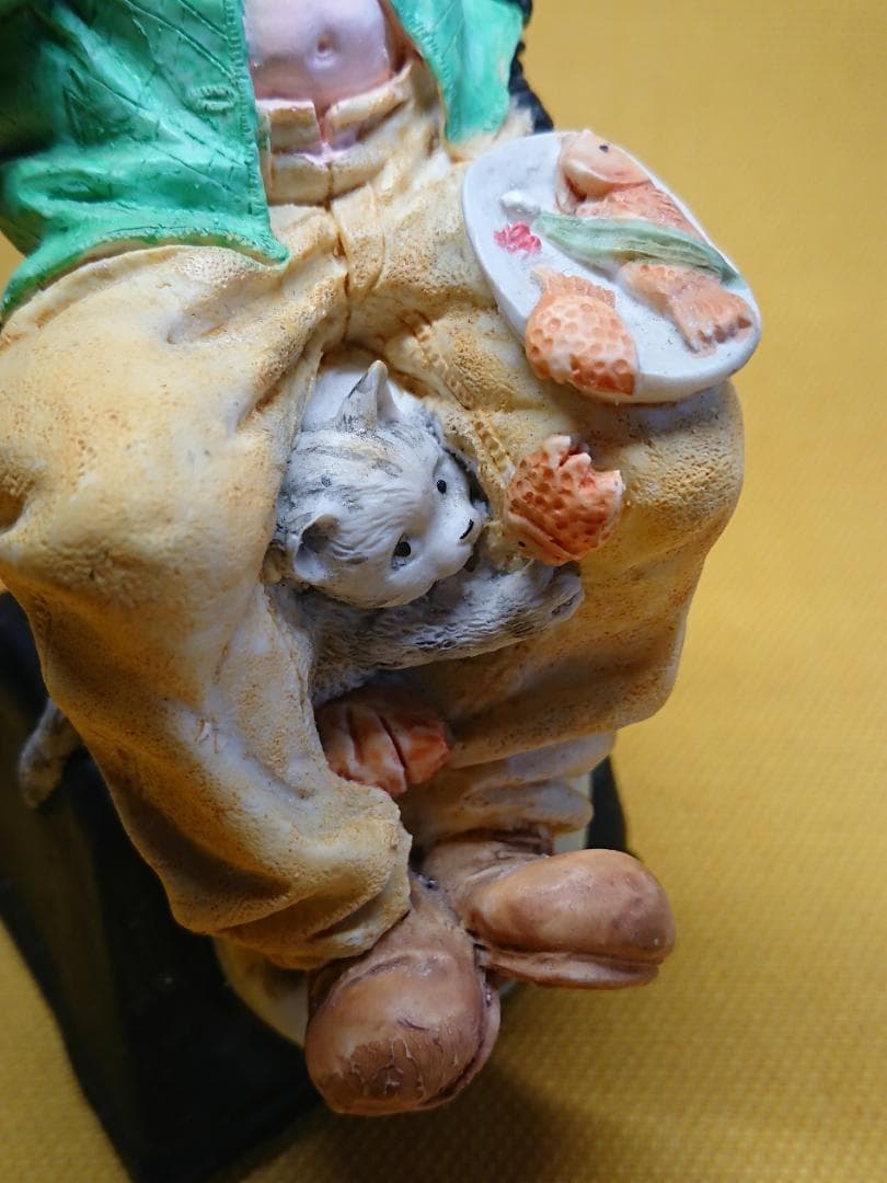 人形　ピエロ　彫像　オブジェ　置物　インテリア　工芸品　美術品　A1024