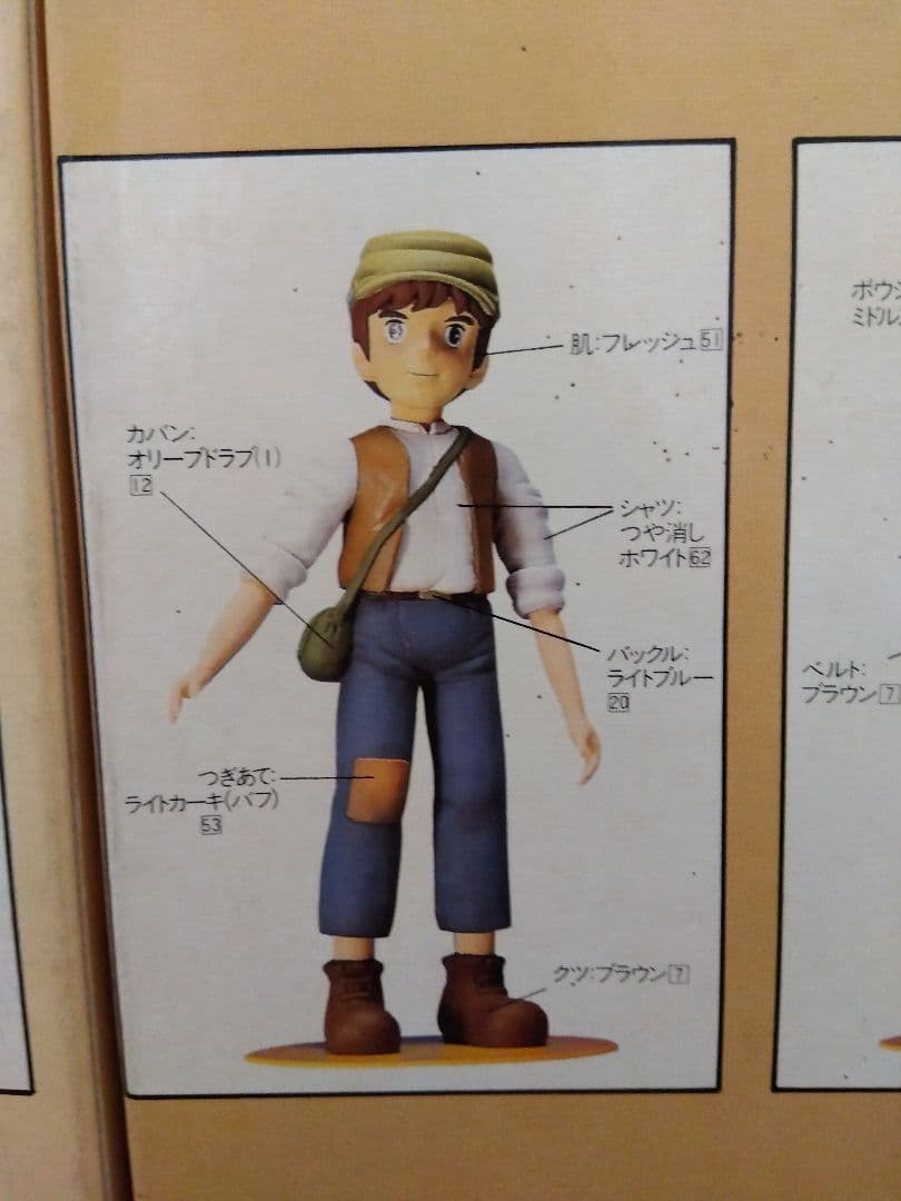 ○天空の城ラピュタ パズー シータ ツクダホビー ガレージキット