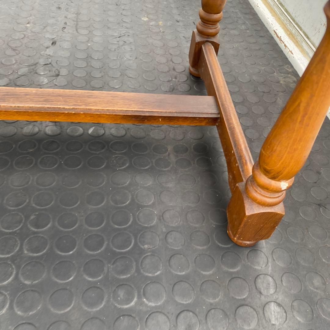 カリモク家具コロニアル テレフォンベンチ 電話台 サイドテーブル 花台 飾り棚