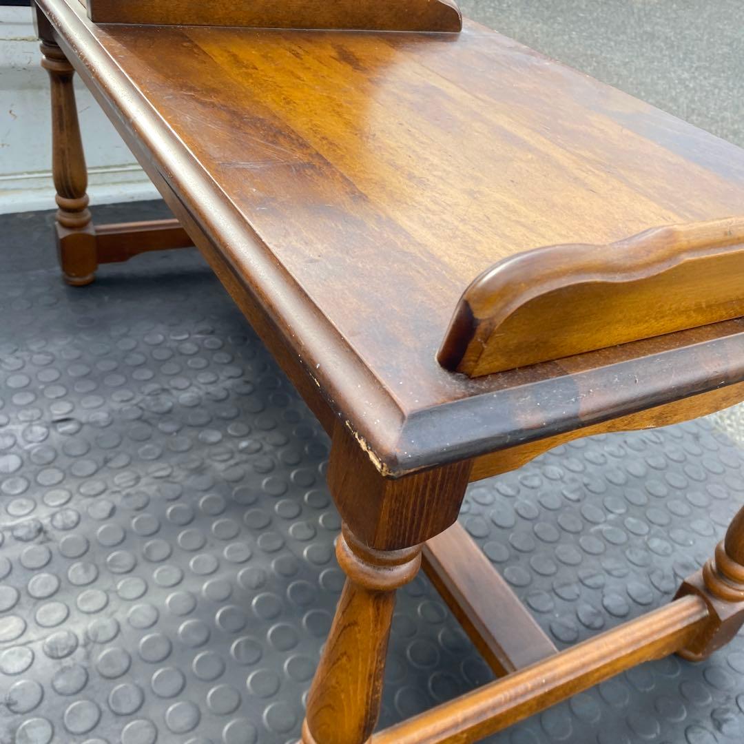 カリモク家具コロニアル テレフォンベンチ 電話台 サイドテーブル 花台 飾り棚