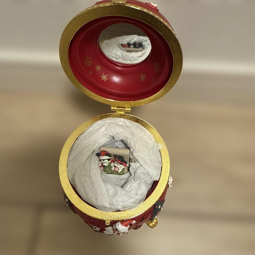 オルゴール CHRISHMAS IS HAPPIER TOGETHER MUSICBOX