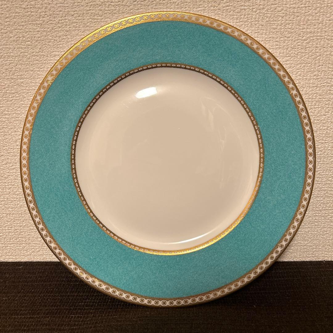 ウェッジウッド　ユーランダー　パウダーターコイズ　ディナープレート　27.5cm