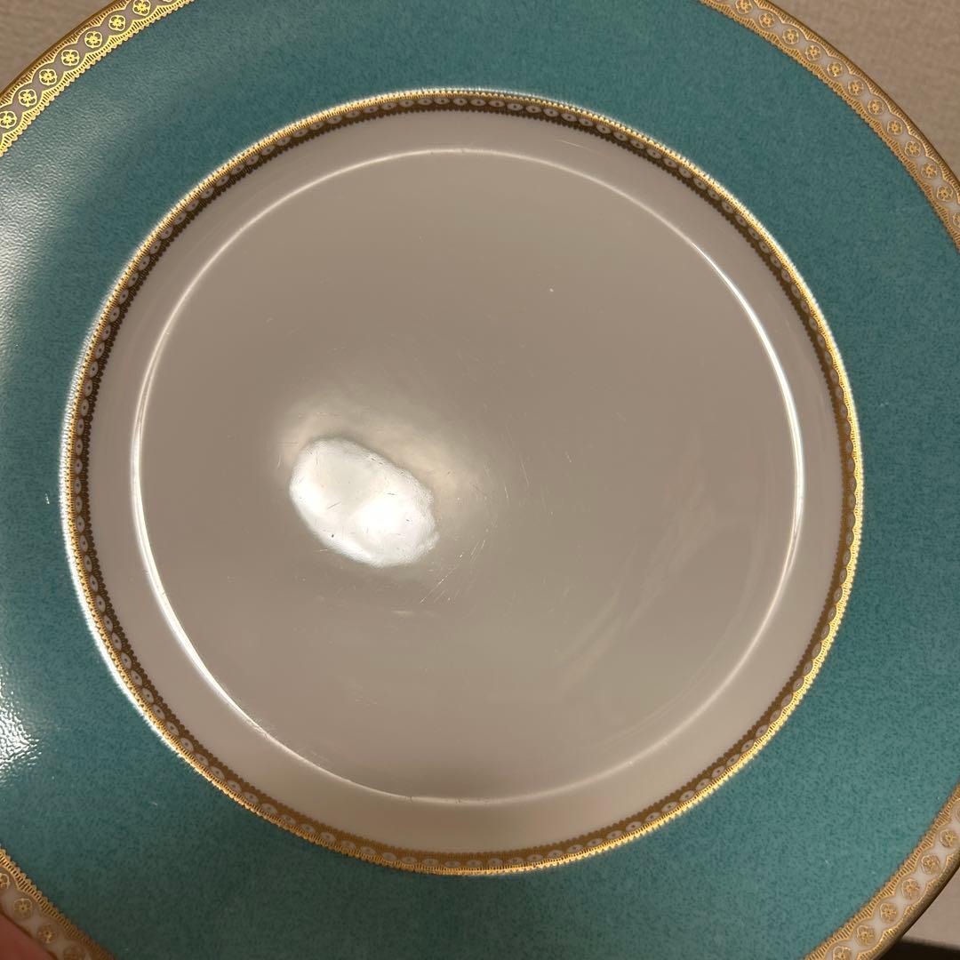 ウェッジウッド　ユーランダー　パウダーターコイズ　ディナープレート　27.5cm