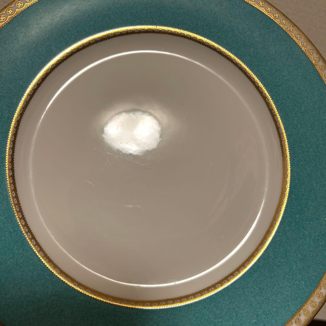 ウェッジウッド　ユーランダー　パウダーターコイズ　ディナープレート　27.5cm