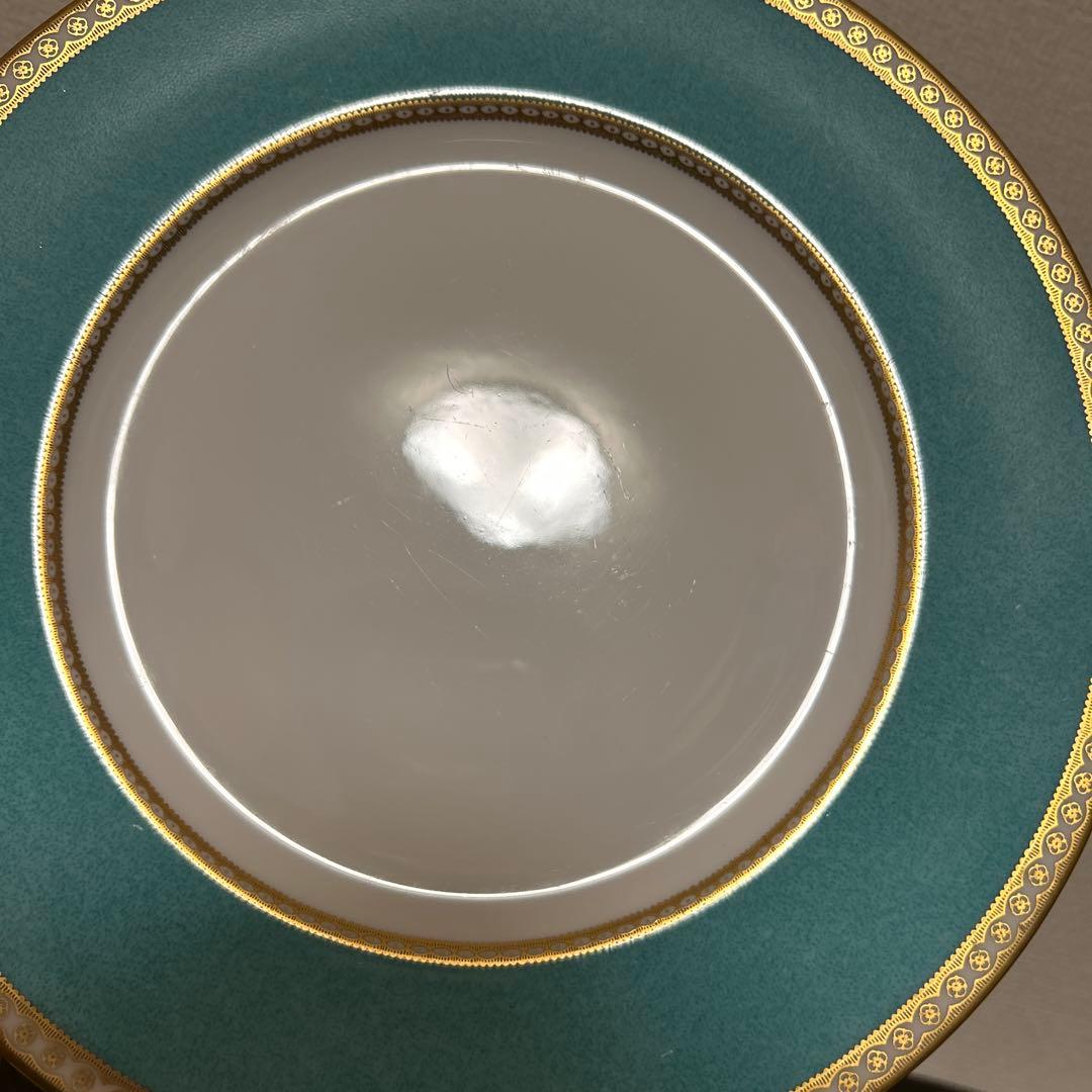 ウェッジウッド　ユーランダー　パウダーターコイズ　ディナープレート　27.5cm