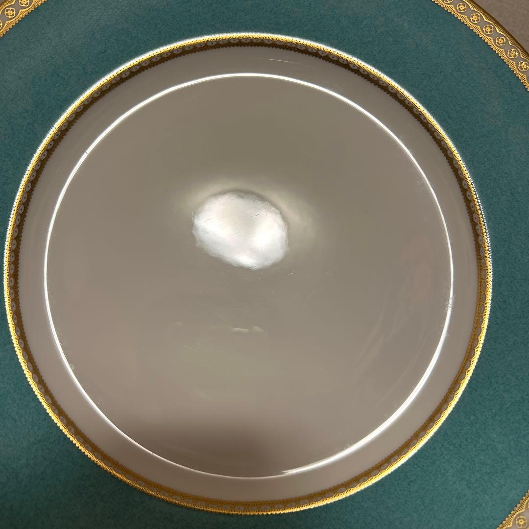 ウェッジウッド　ユーランダー　パウダーターコイズ　ディナープレート　27.5cm