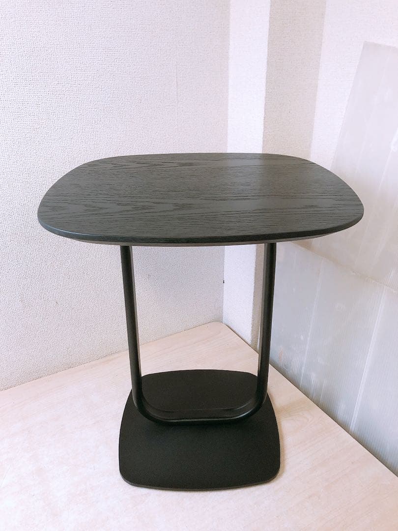 ⑪未使用★東谷 サイドテーブル ブラック TEC-84BK 机 インテリア家具