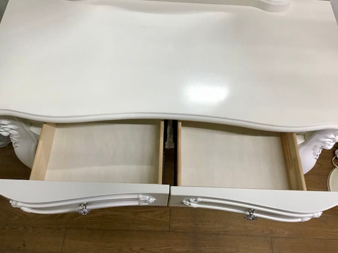 管281☆イタリア製☆アンティーク☆姫系☆ロココ調☆ドレッサー☆スツール付き