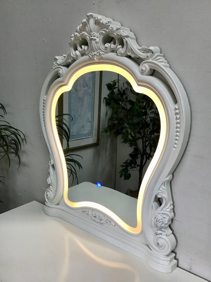 管281☆イタリア製☆アンティーク☆姫系☆ロココ調☆ドレッサー☆スツール付き