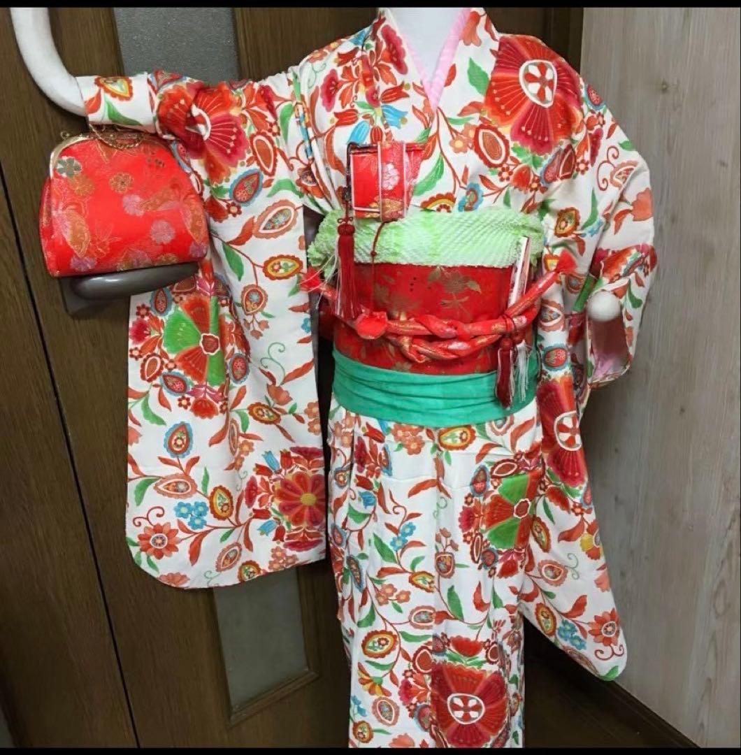 七五三　女の子　作り帯