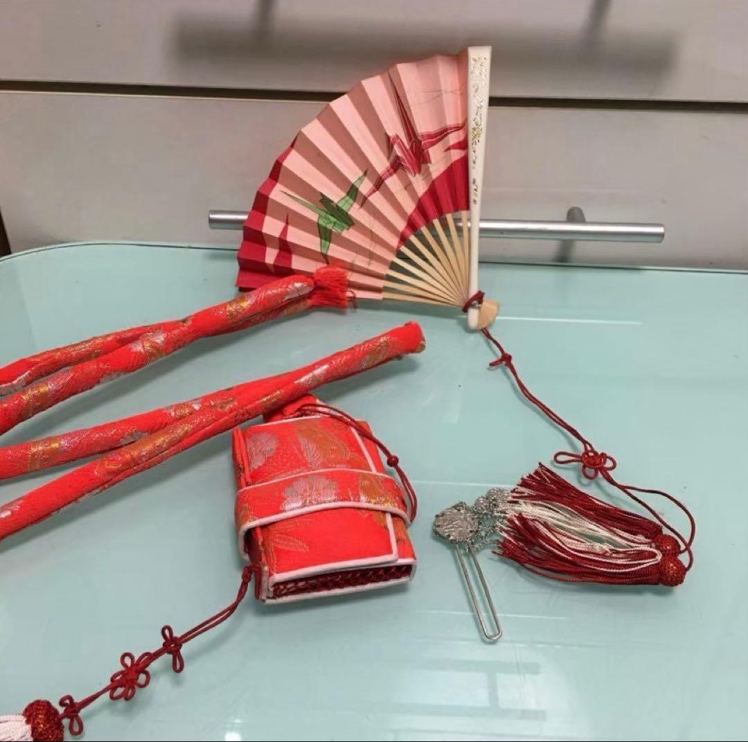 七五三　女の子　作り帯