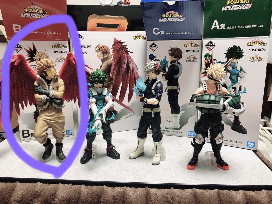 ヒロアカ ホークス 一番くじ マスターライズ D賞 フィギュア 国内正規