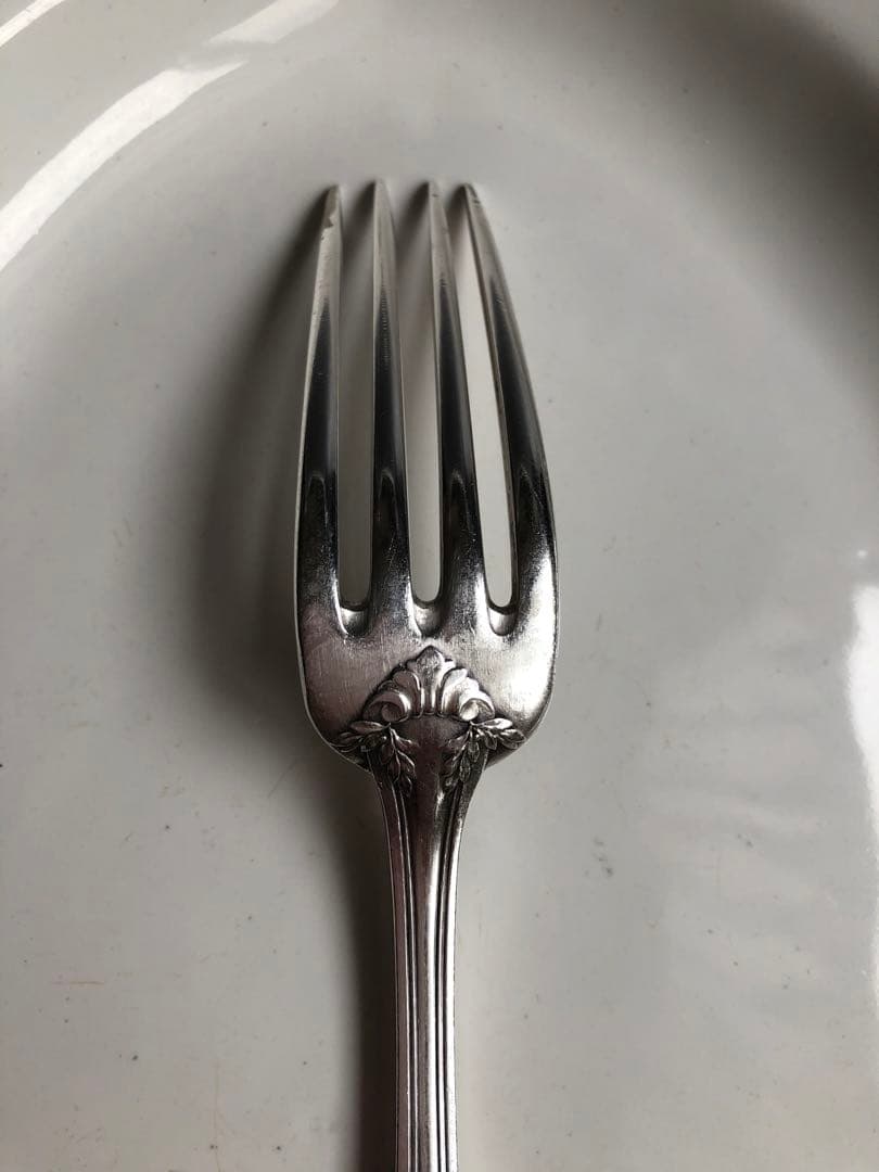 レア　天使のカトラリー　シルバープレート　フランス　アンティーク　刻印あり