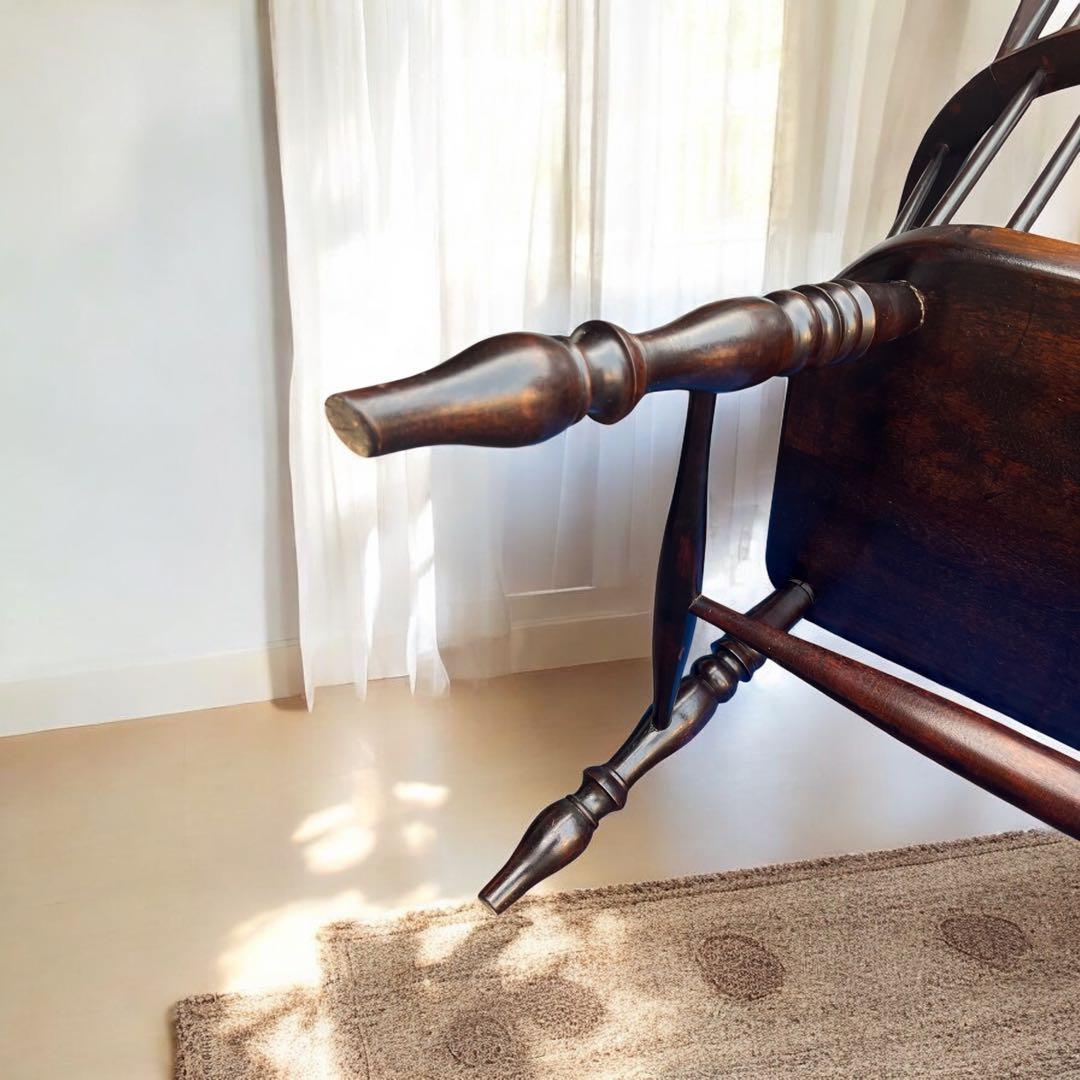 松本民芸家具 #513 長ウィンザーチェア 和モダン ベンチ 三人掛 - メルカリ