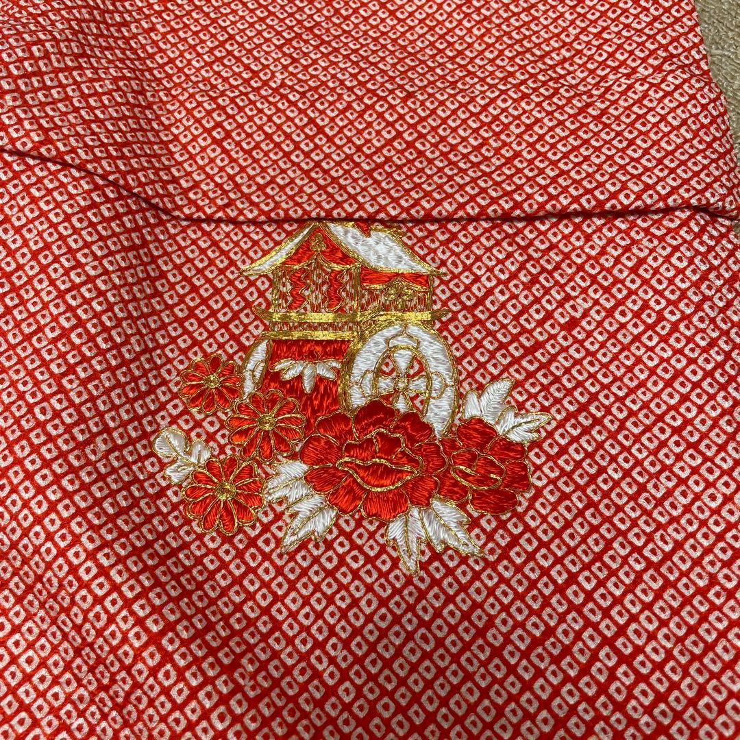 【正絹】総絞り★金刺繍★七五三★着物★小物