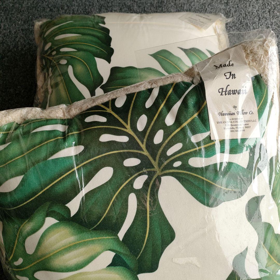 《ハワイアン》モンステラクッション2点.。º*