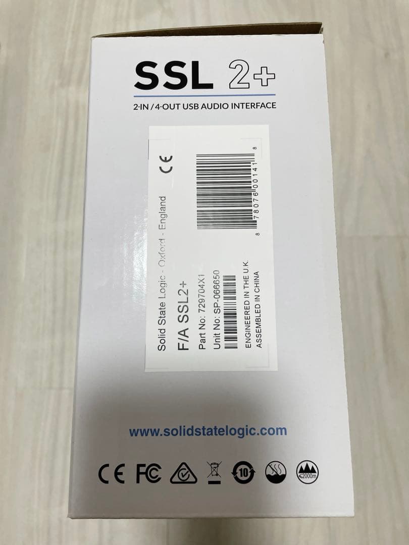 Solid State Logic SSL 2+ オーディオインターフェイス