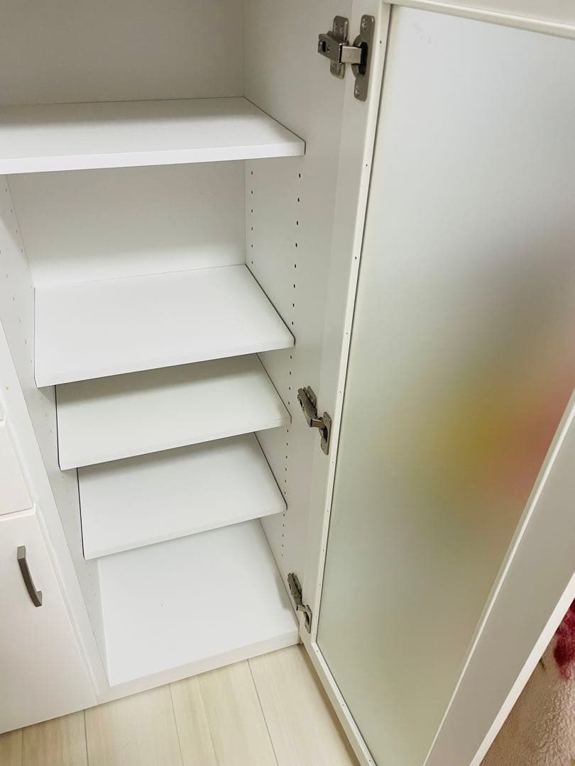 ニトリ　食器棚　ホワイト